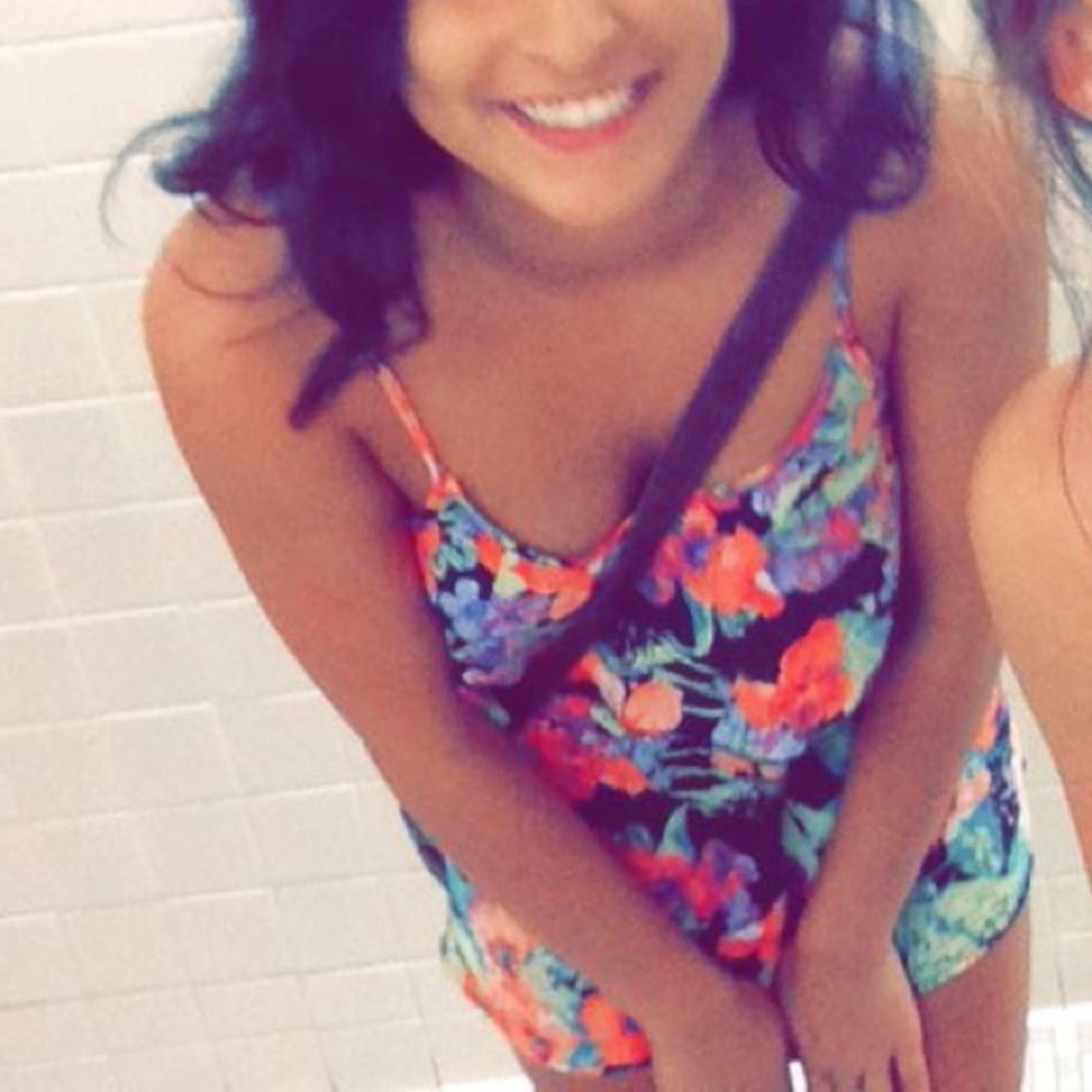 Floral romper small summer vacation